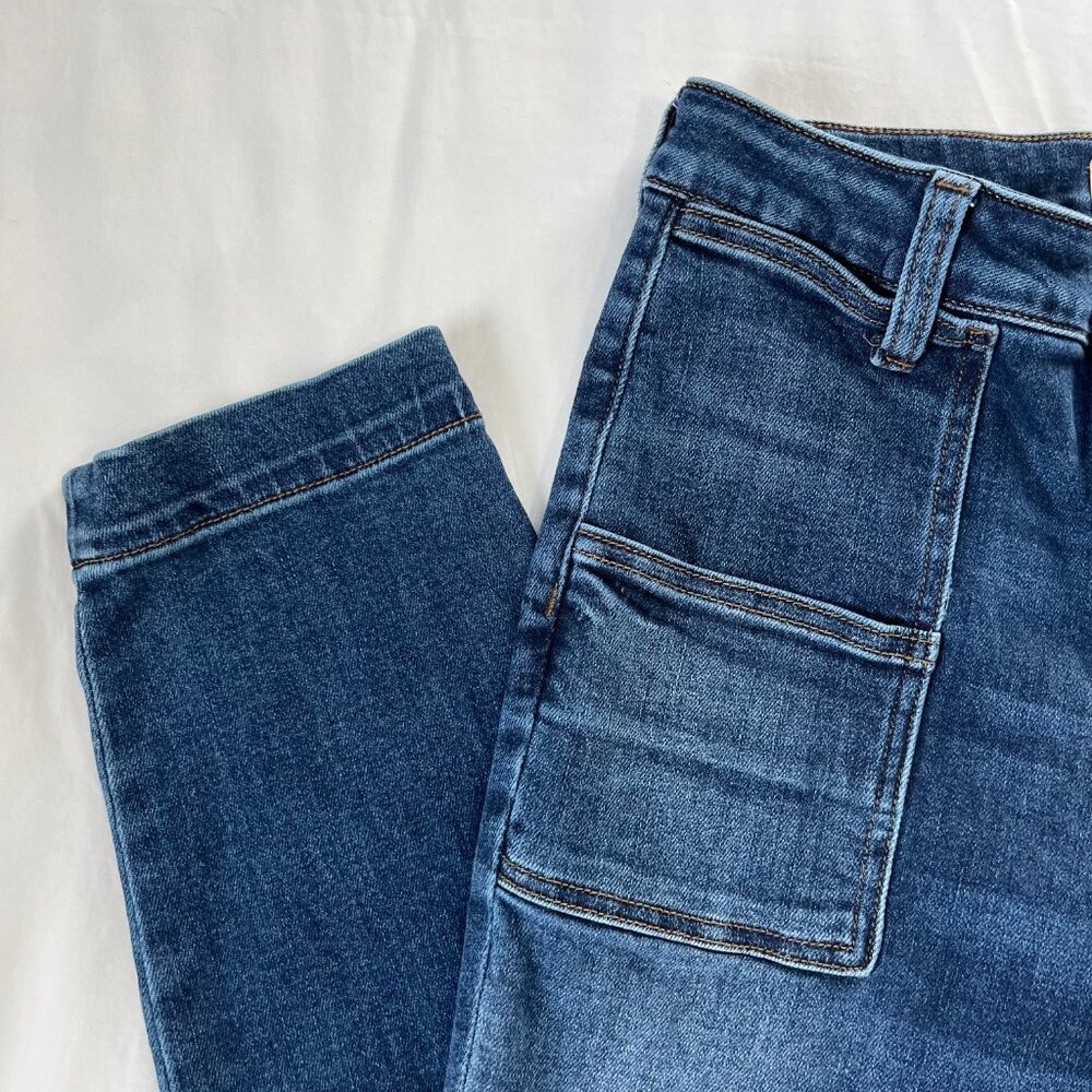 Kut From The Kloth Reese High Rise Straight Leg Dark Wash Denim Jeans | Size 2 - Picture 2 of 8